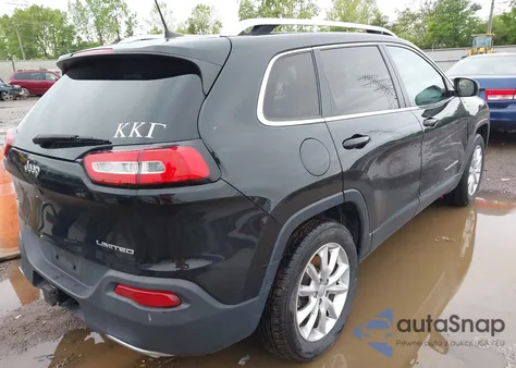 2016 Jeep Cherokee Limited z USA, uszkodzony, nr VIN 1C4PJMDS0GW240784